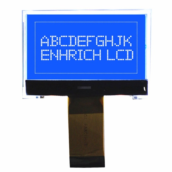 2'' Blue 128x64 Custom LCD Display Module