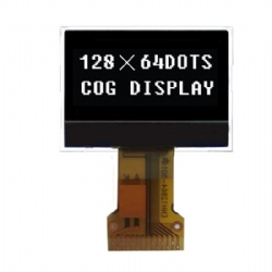 1.15'' Custom White On Black 128x64 Graphic LCD