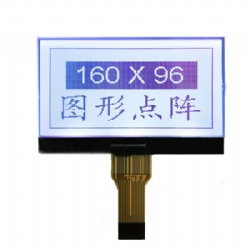 Custom 160x96 Pixels Black On White Graphic LCD Display